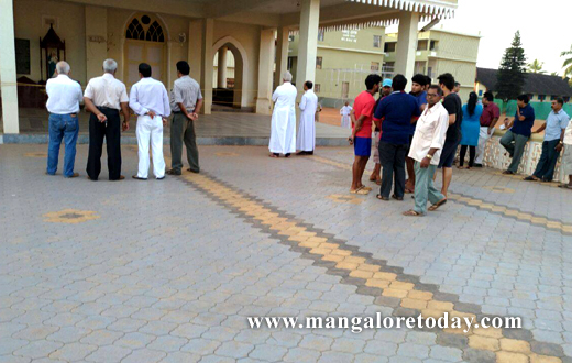 Antony statue at Shirva Church desecrated